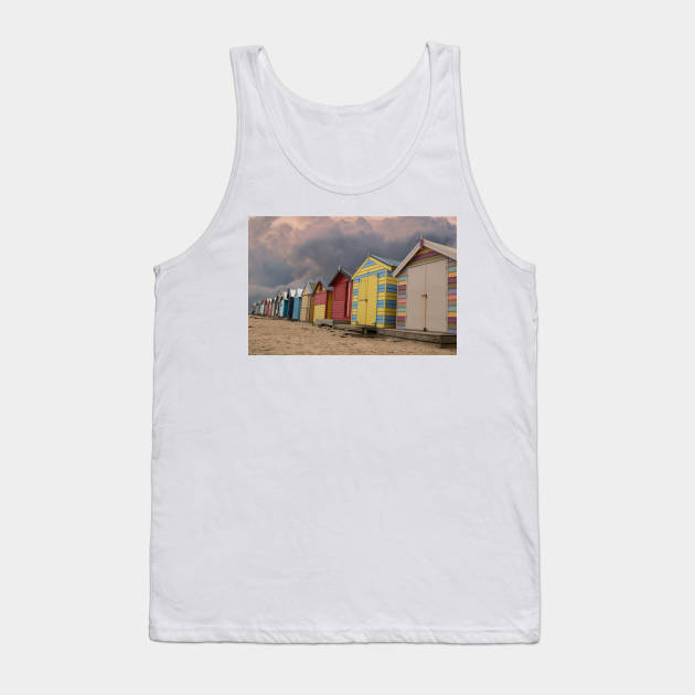 Brighton Beach Huts Tank Top by Memories4you